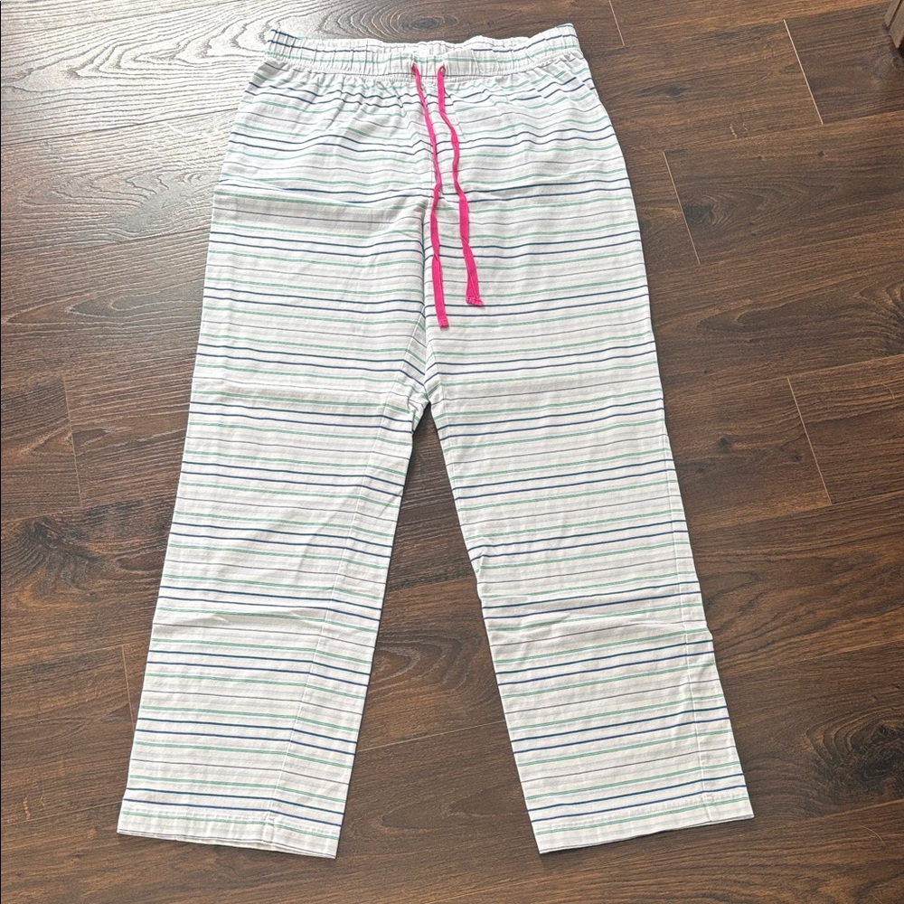 Lands’ End striped pajama pants